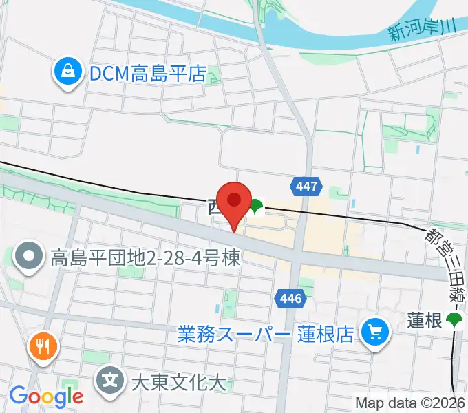 マツモトピアノサービスの地図