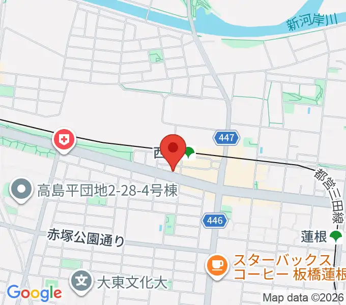 マツモトピアノサービスの地図