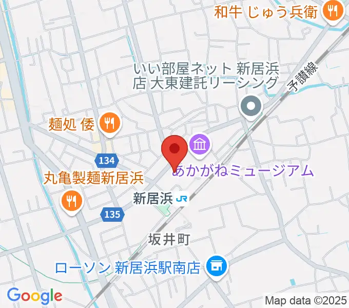 新居浜センター ヤマハミュージックの地図