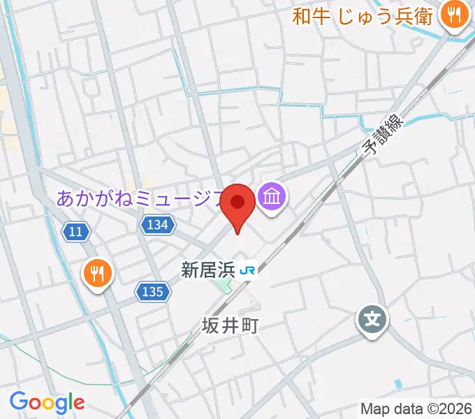 新居浜センター ヤマハミュージックの地図