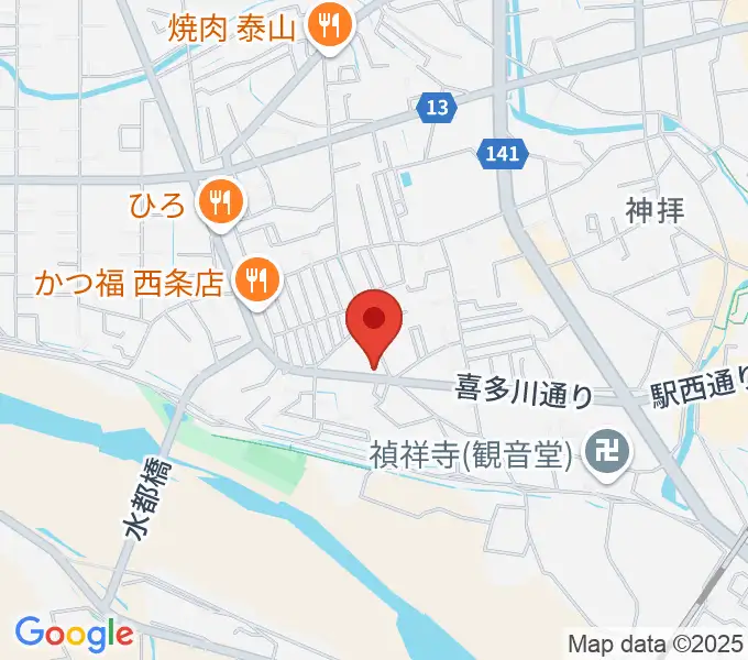 西条センター ヤマハミュージックの地図