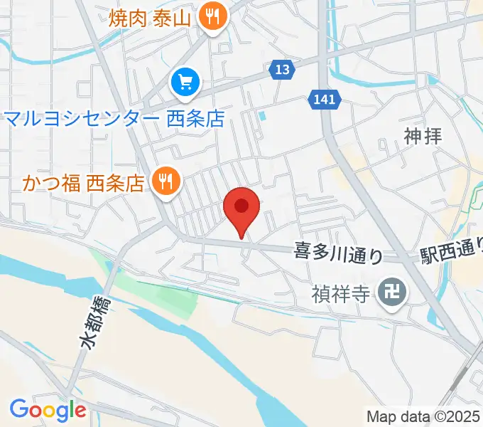 西条センター ヤマハミュージックの地図