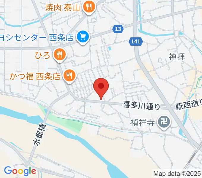 西条センター ヤマハミュージックの地図