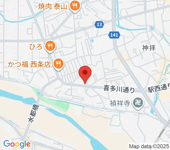 西条センター ヤマハミュージックの地図