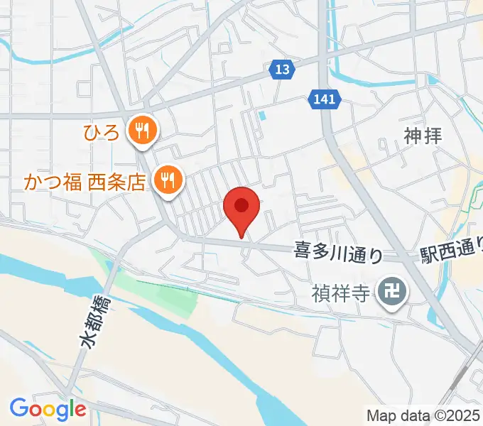 西条センター ヤマハミュージックの地図
