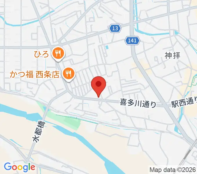 西条センター ヤマハミュージックの地図