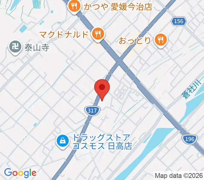 今治センター ヤマハミュージックの地図