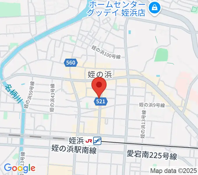 姪浜センター ヤマハミュージックの地図