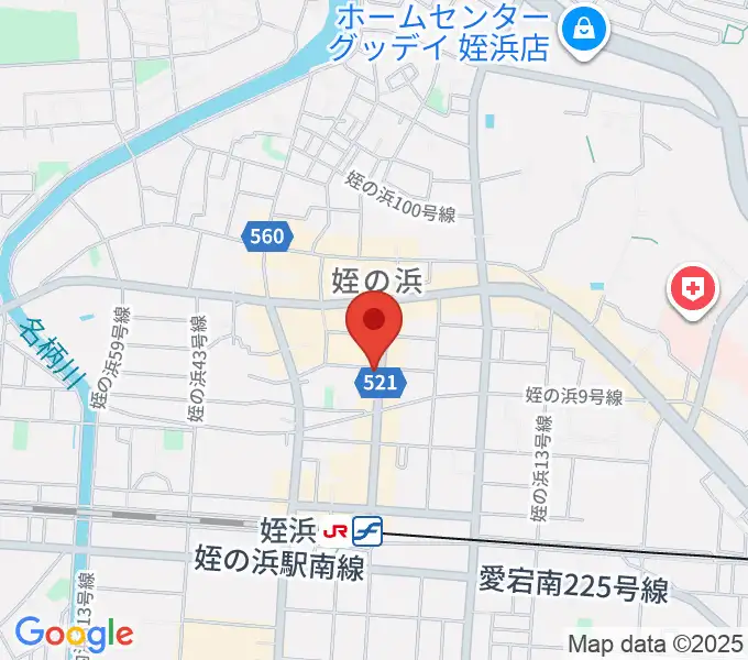姪浜センター ヤマハミュージックの地図