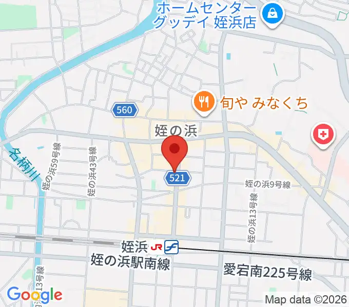 姪浜センター ヤマハミュージックの地図