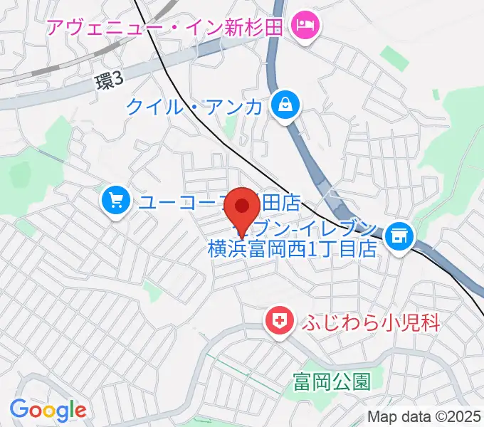 水谷玲子ピアノ教室の地図