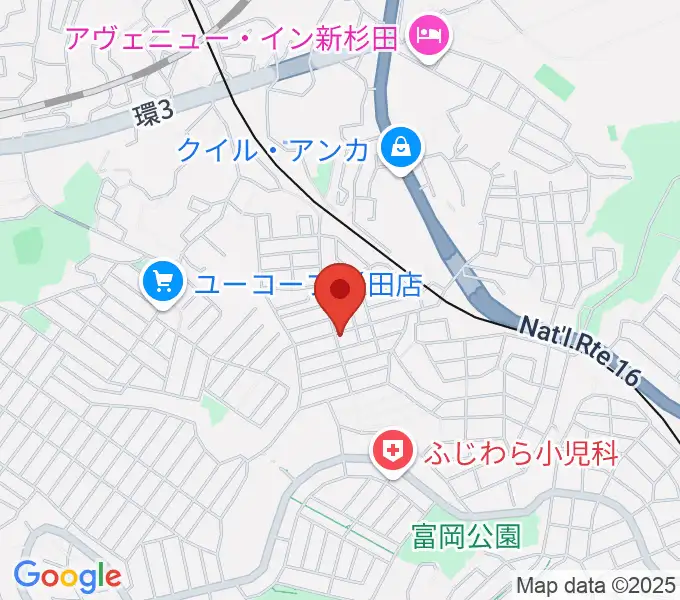 水谷玲子ピアノ教室の地図