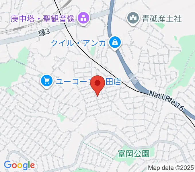 水谷玲子ピアノ教室の地図