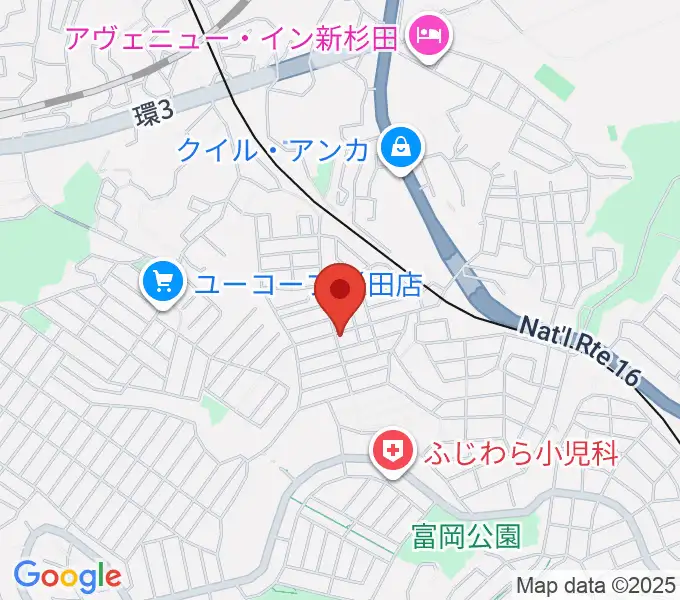 水谷玲子ピアノ教室の地図