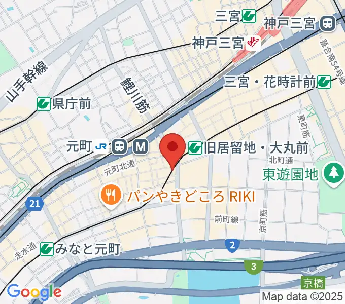 国際楽器の地図