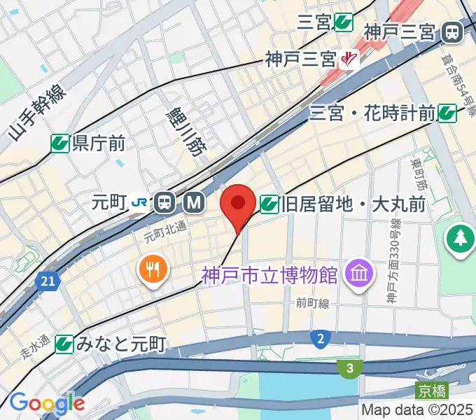 国際楽器の地図