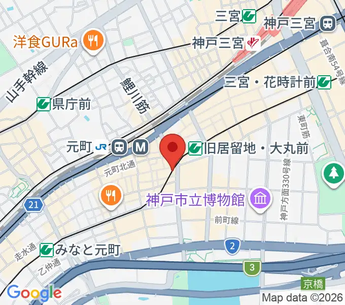 国際楽器の地図