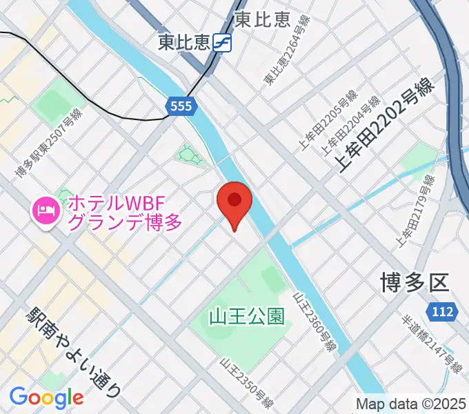 山王幼稚園 ヤマハミュージックの地図
