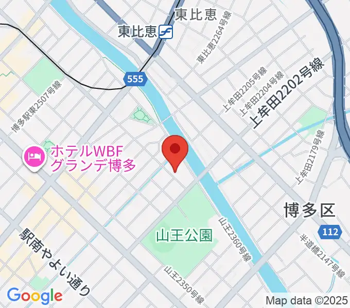 山王幼稚園 ヤマハミュージックの地図