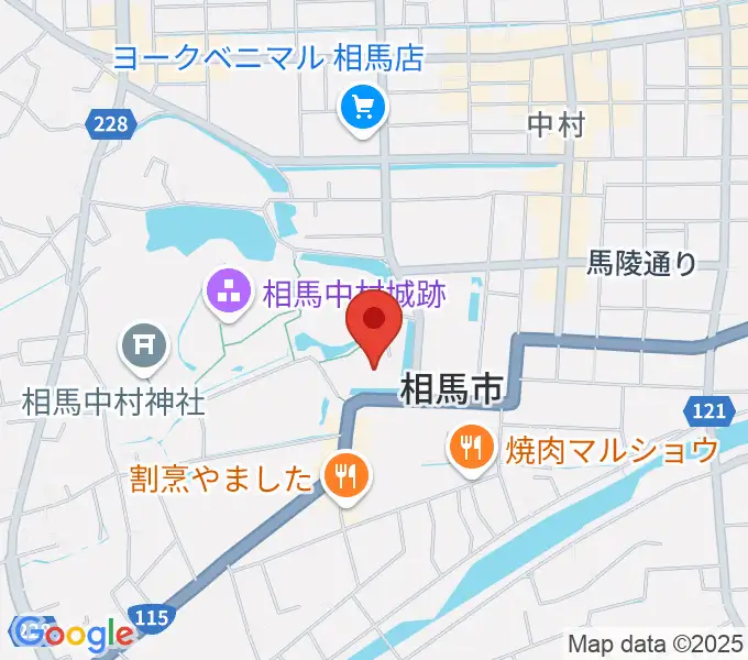 オアシス音楽センター（相馬センター）の地図