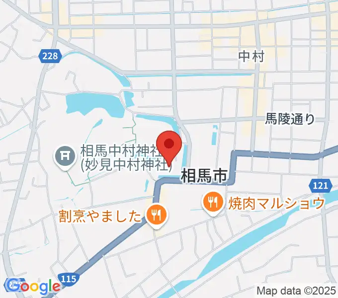 オアシス音楽センター（相馬センター）の地図