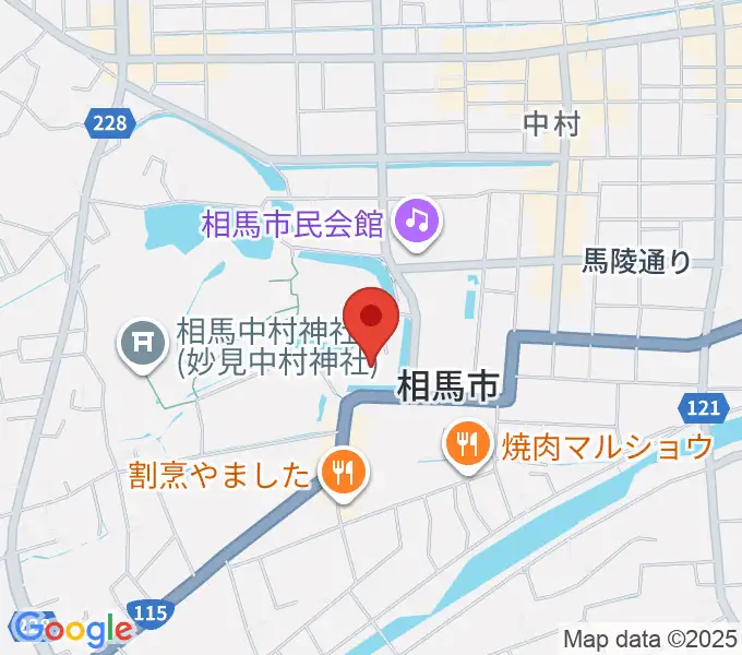 オアシス音楽センター（相馬センター）の地図