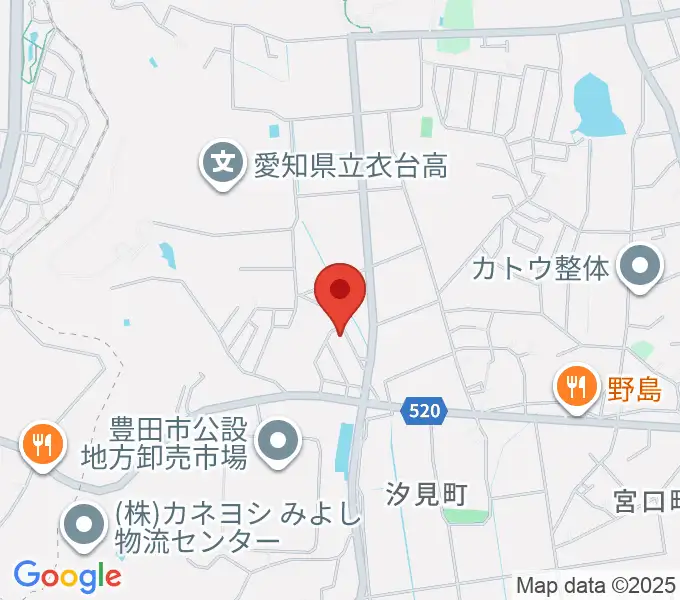 谷口ピアノ調律事務所の地図