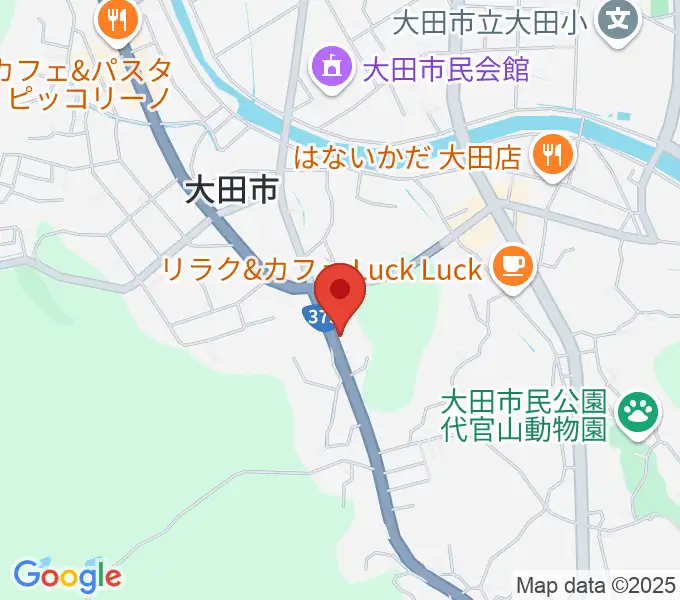 ナガイ音楽教室の地図