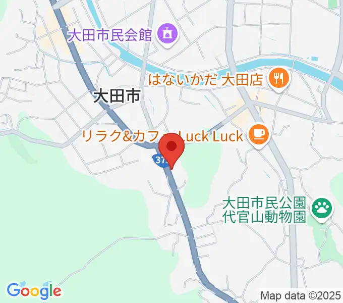 ナガイ音楽教室の地図