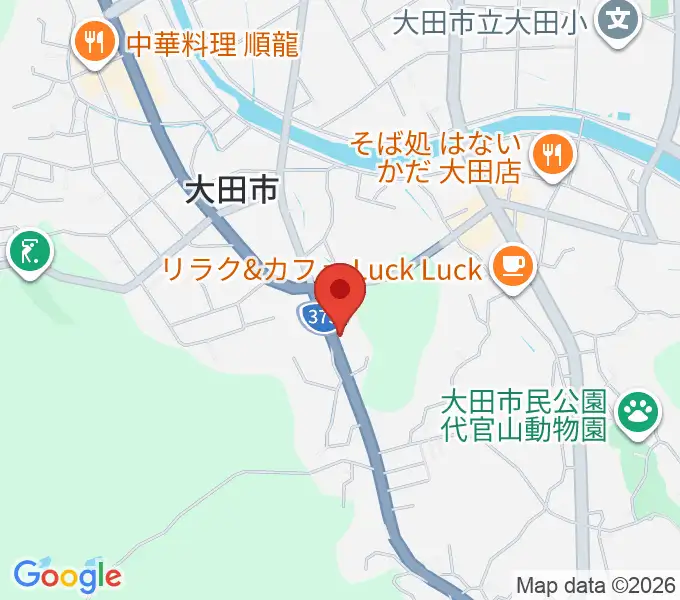 ナガイ音楽教室の地図