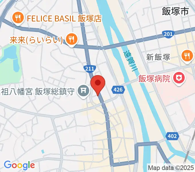 飯塚センター ヤマハミュージックの地図
