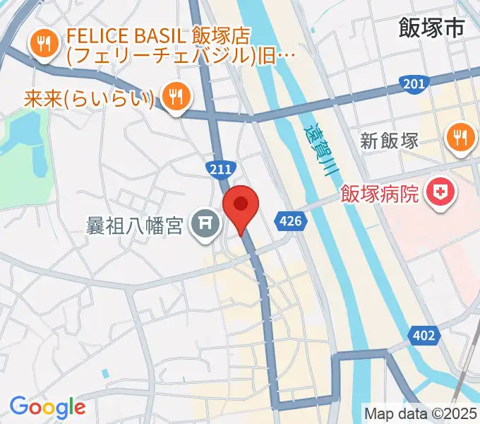 飯塚センター ヤマハミュージックの地図