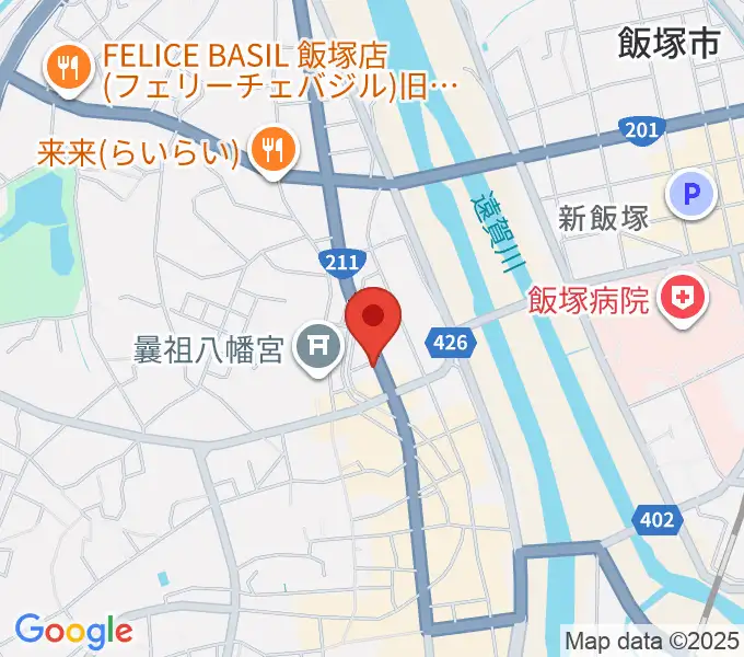 飯塚センター ヤマハミュージックの地図
