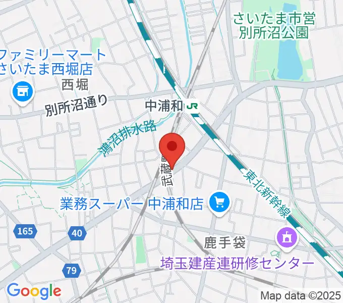 小林ピアノ教室の地図