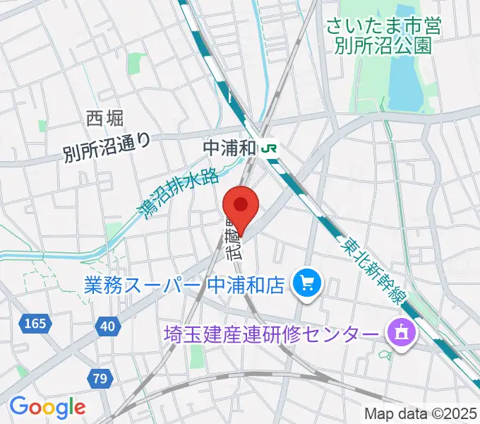 小林ピアノ教室の地図