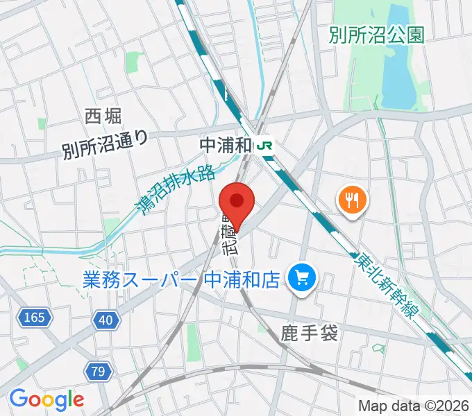 小林ピアノ教室の地図