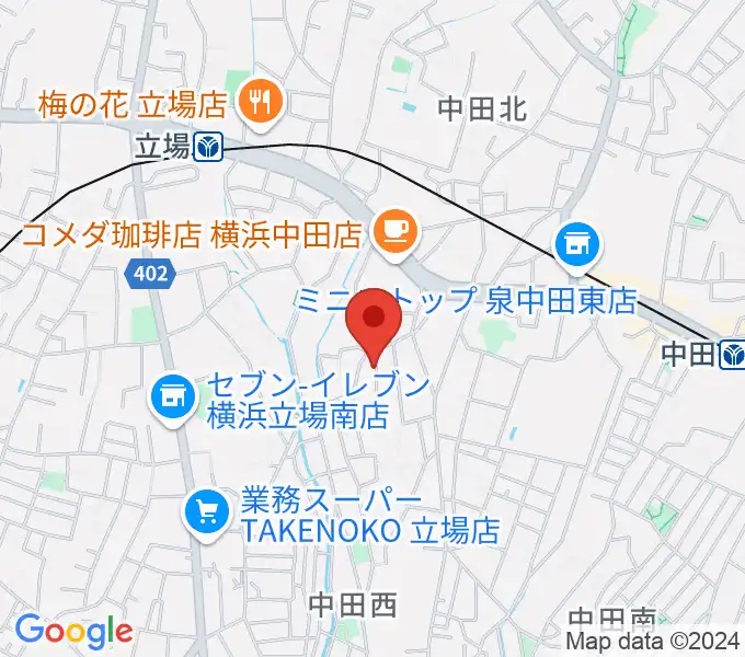 のじま音楽教室の地図