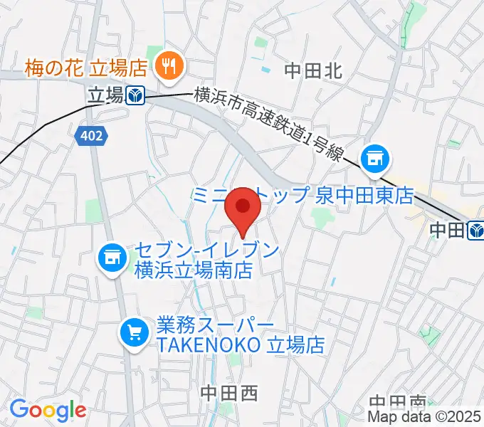 のじま音楽教室の地図