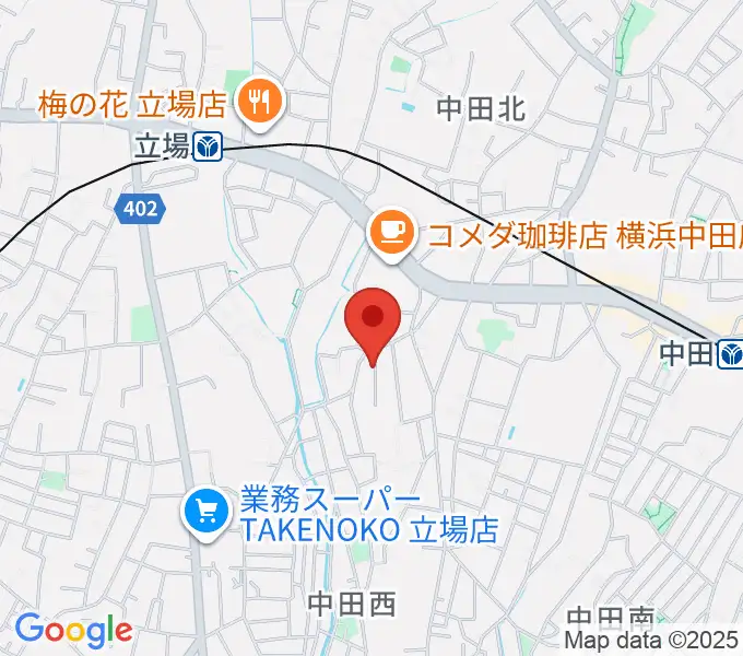 のじま音楽教室の地図