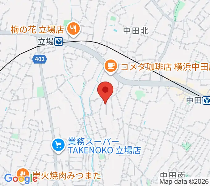 のじま音楽教室の地図