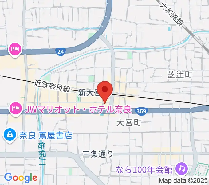 音楽屋 COZYの地図