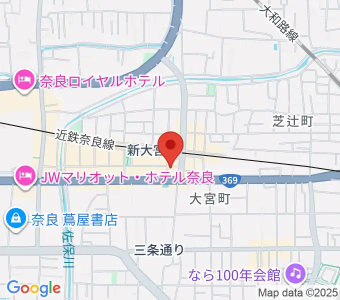 音楽屋 COZYの地図