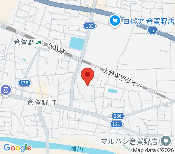 えれくとーん＆ぴあの教室の地図