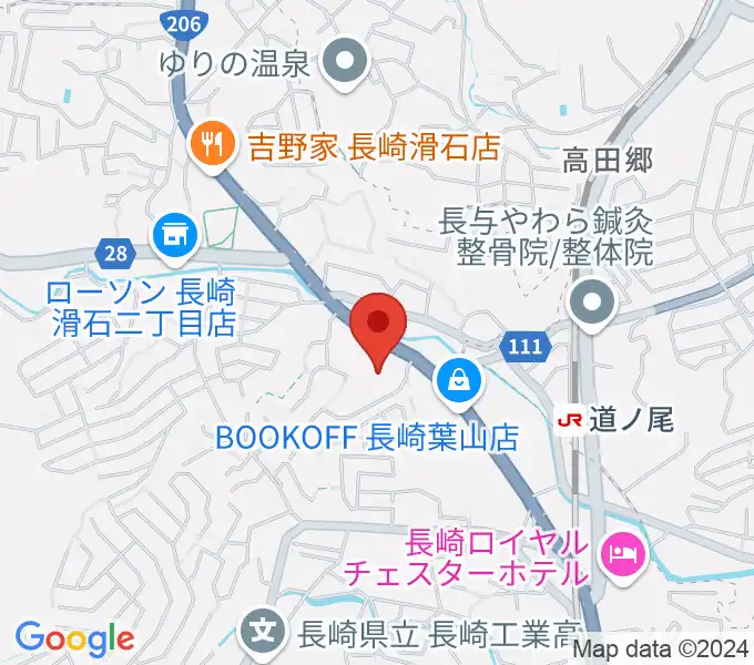 長崎北センター ヤマハミュージックの地図