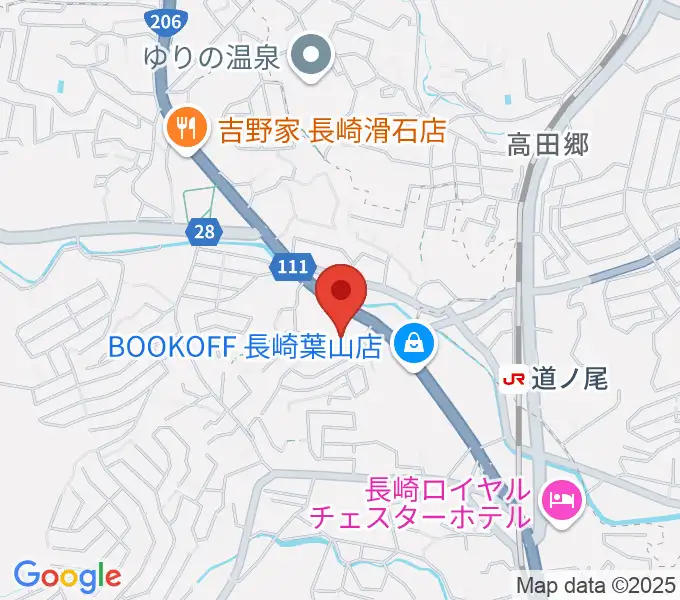 長崎北センター ヤマハミュージックの地図