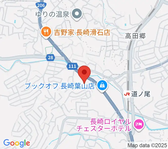 長崎北センター ヤマハミュージックの地図
