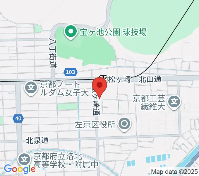 なないろのふうせん音楽教室の地図