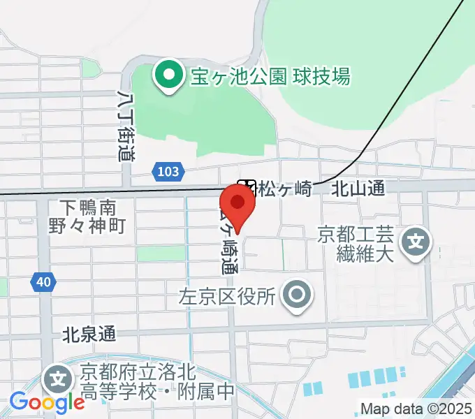 なないろのふうせん音楽教室の地図