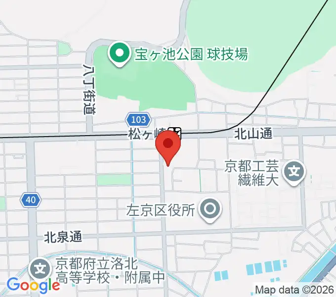 なないろのふうせん音楽教室の地図