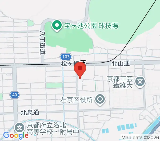 なないろのふうせん音楽教室の地図